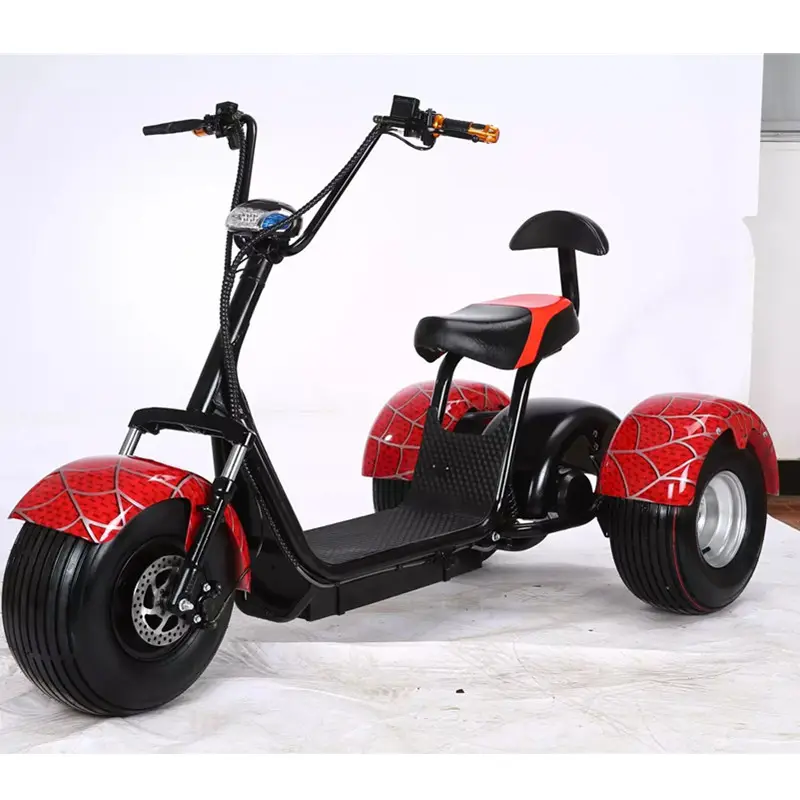 Armazém da ue, patinete elétrico de metros, pneu largo, triciclo, elétrico, 3 rodas, golfe, scooter elétrico