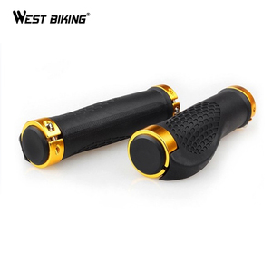Puños para Bicicleta WEST BIKING de Aleación de Aluminio con Doble Bloqueo, Empuñadura de Goma para Bicicleta de Montaña, Puños para Manillar de Ciclismo - Product Image 2