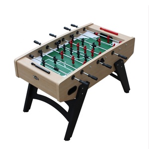 Trong Nhà Foosball Trò Chơi Pháp Phong Cách Tiêu Chuẩn Kích Thước Kỹ Sư Gỗ Kính Thiên Văn Que Bảng De Bé Chân Trò Chơi Bóng Đá Bảng - Product Image 3