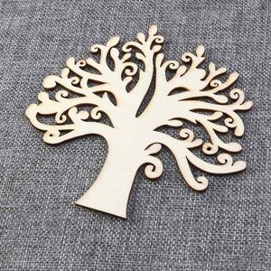 Árbol calado cortado con láser, piezas de madera artesanales en blanco para Decoupage familiar - Product Image 4