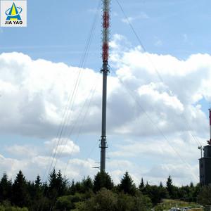 autoportant Ganvanised ASTM <span class=keywords><strong>EU</strong></span> SGG treillis angulaire haubané tour de fil - Product Image 1