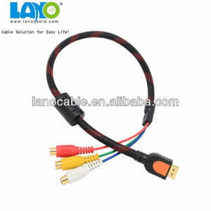 de alta calidad al convertidor hdmi macho a 3 rca <span class=keywords><strong>hembra</strong></span> de vídeo de <span class=keywords><strong>audio</strong></span> <span class=keywords><strong>cable</strong></span> av - Product Image 1