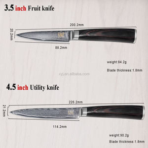 Cuchillo <span class=keywords><strong>de</strong></span> Cocina Chino con Mango <span class=keywords><strong>de</strong></span> Mokume y Hoja <span class=keywords><strong>de</strong></span> <span class=keywords><strong>Damasco</strong></span> - Product Image 2