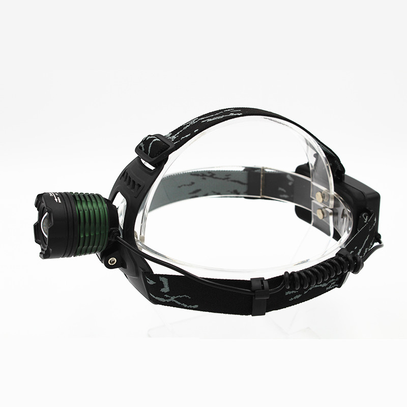 Регулируемый масштабируемый налобный фонарь, фонарик, зарядное устройство для литий-ионного аккумулятора 1000 лм XM-L T6, светодиодный налобный фонарь