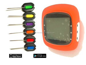 Nhiệt Kế Thịt Nướng Kỹ Thuật Số Không Dây Bluetooth 6 Kênh - Product Image 3