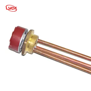LYDR personalizado calor eléctrico tubo de calefacción eléctrica elemento calentador tubular con control de temperatura para calentador de agua