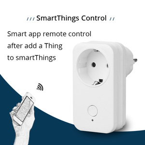 Enchufe Inteligente Inalámbrico con Control Remoto por Aplicación <span class=keywords><strong>de</strong></span> Teléfono SmartThings, Compatible con Echo Plus, Zigbee 3.0 - Product Image 2