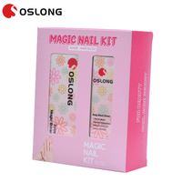Juego de limas y limas para uñas, juego de limas coloridas para manicura, Etiqueta Privada, mágico, bloque, venta al por mayor