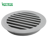 Grilles de ventilation circulaires en aluminium pour retour d'air