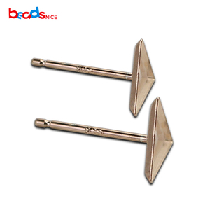Pendientes Triangulares de Plata de Ley 925 Beadsnice ID <span class=keywords><strong>27003</strong></span> para Moda, Pendientes de 3 mm - Product Image 2