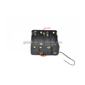 Lateral doble 8x1.5 V AA (UM-3 * 8) Caja Del Sostenedor de Batería Negro - Product Image 3