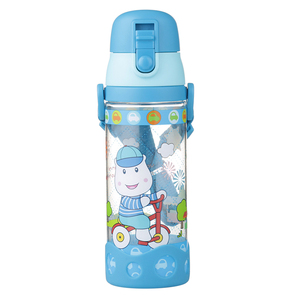 estilo de dibujos animados suave base <span class=keywords><strong>no</strong></span> derrame de plástico botella de <span class=keywords><strong>agua</strong></span> <span class=keywords><strong>potable</strong></span> para los niños con correa - Product Image 2