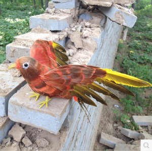 India regalo puerta boda adornos <span class=keywords><strong>de</strong></span> plumas al por mayor pájaros artificiales - Product Image 3