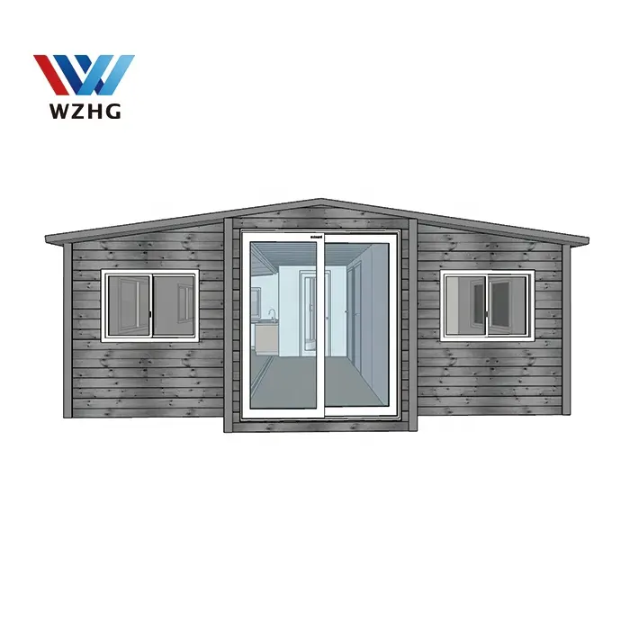 2020 WZH prefabrik modüler ışık göstergesi çelik ev modern 2 yatak odalı ev kat planları ve villa yapısal tasarım