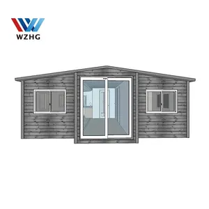 2020 WZH Đúc Sẵn Modular Ánh Sáng Đo Nhà Thép Hiện Đại Với 2 Phòng Ngủ Nhà Tầng Kế Hoạch Và Biệt Thự Kết Cấu Thiết Kế