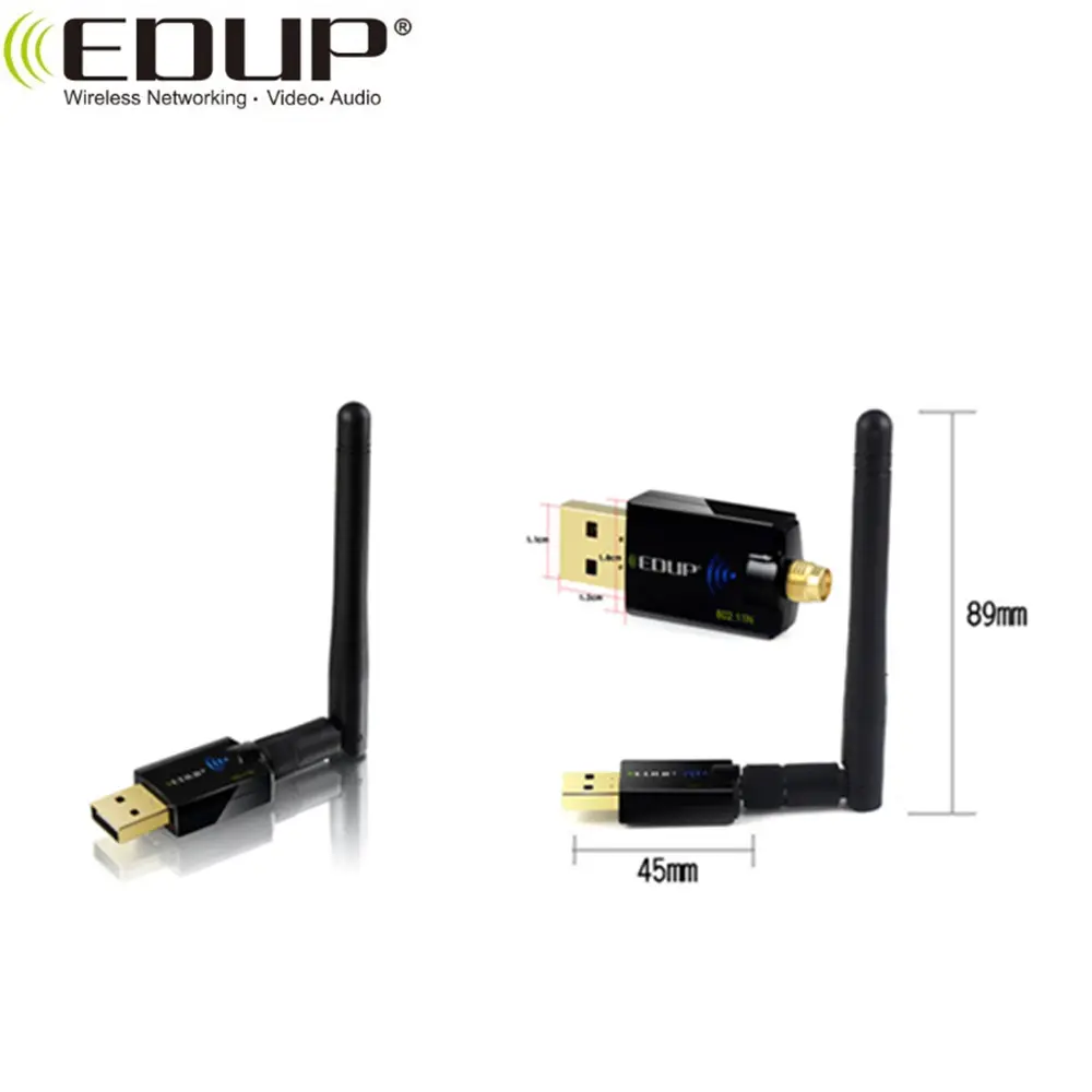 EDUP модель EP-MS1559 300 Мбит/с Realtek RTL8192CU беспроводной сетевой адаптер