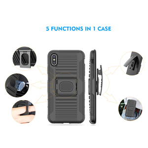<span class=keywords><strong>Nero</strong></span> Clip da Cintura custodia per Armi di Shell Combo Caso Del Basamento Per Il <span class=keywords><strong>Iphone</strong></span> <span class=keywords><strong>XS</strong></span> più - Product Image 3