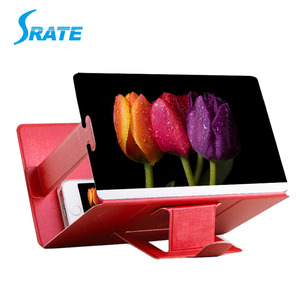 Lupa <span class=keywords><strong>de</strong></span> <span class=keywords><strong>pantalla</strong></span> 3D <span class=keywords><strong>de</strong></span> color dorado con lente acrílica 3X en 8 "<span class=keywords><strong>para</strong></span> móvil - Product Image 2