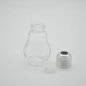 50Ml Mini Dễ Thương Bóng Đèn Hình Dạng Chai Thủy Tinh Gia Vị Cho Muối Tiêu - Product Image 3