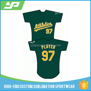 100% high quality polyester jersey quick dry wholesale cheap baseball - Product Image 6