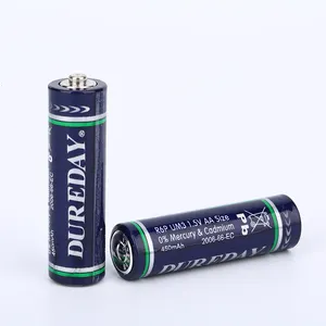 Super Power aa R6P Dureday zinc Chloride Battery