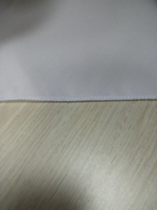 Hot bán giá rẻ 120 inch đám cưới màu đen <span class=keywords><strong>Polyester</strong></span> nhà hàng sang trọng Khăn trải bàn tròn cho Đảng trang trí nội thất - Product Image 4