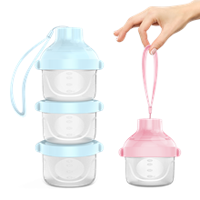 Boîte <span class=keywords><strong>de</strong></span> stockage multicouches, produits <span class=keywords><strong>pour</strong></span> bébés, design soignée, conteneur <span class=keywords><strong>de</strong></span> poudre <span class=keywords><strong>de</strong></span> <span class=keywords><strong>lait</strong></span>, boîte <span class=keywords><strong>de</strong></span> rangement des aliments, facile à transporter avec corde - Product Image 2