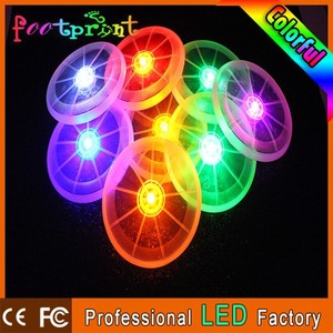 Индивидуальные логотип из светодиодов свет мигает ткань фрисби - Product Image 6