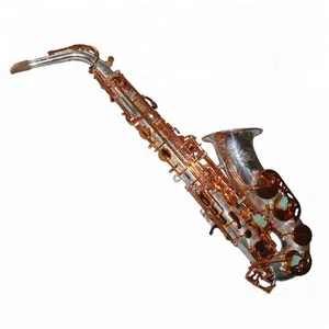bariton enstrüman Suppliers-Alto çin saksafon müzik aletleri olun anahtar saten gümüş toptan