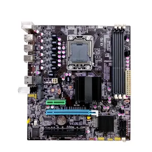 Ucuz toptan fiyat X58 + ICH yonga seti LGA1366 X58 yeni anakart