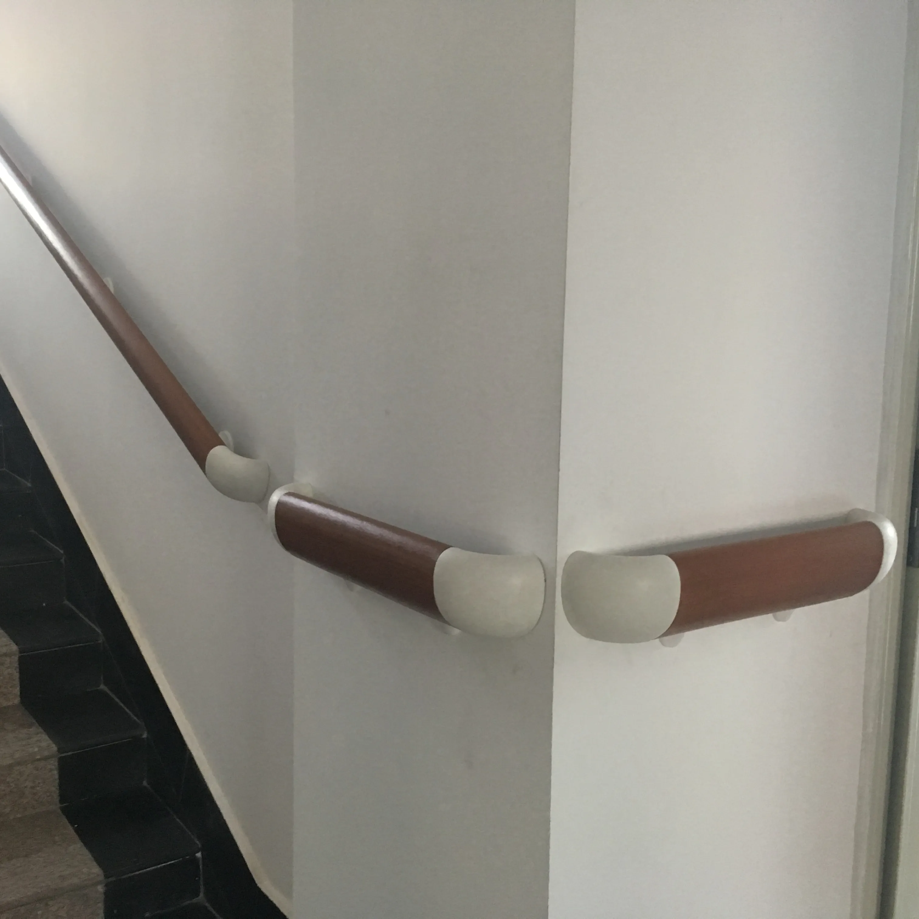 Hallway&Stairs Corridor Plastic PVC Wooden Cover Grab Bar Railings