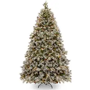 High quality Customized Wholesale Cheap Factory Price Fashionable OEM Service Automatic Solar Falling Snow Christmas Tree