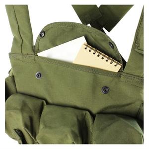 7 포켓 체스트 리그 나일론 및 폴리 에스터 건 백이있는 위장 전술 조끼 - Product Image 6