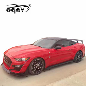 Parachoques delantero de fibra de carbono para coche Ford Mustang, kit de carrocería con accesorios de ajuste, estilo <span class=keywords><strong>GT500</strong></span>, compatible con modelo 2015-2019 - Product Image 4
