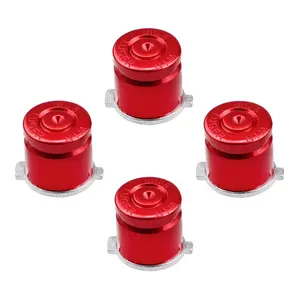 Haute Qualité ABXY En Aluminium En Métal Boutons de Balle pour PS4 Contrôleur