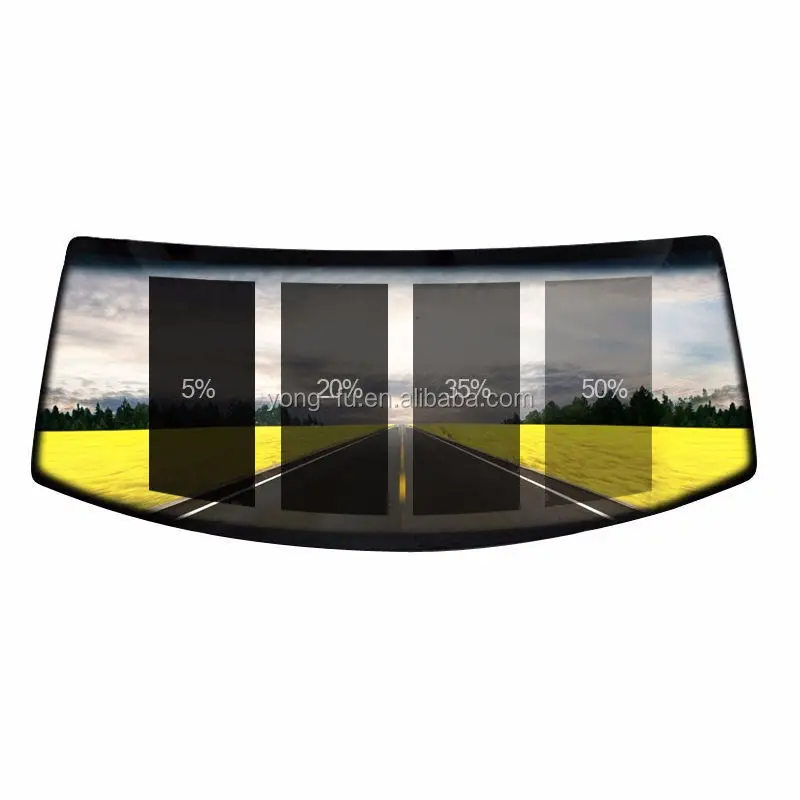 60in * 100ft HP-BK15 Mobil Statis Melekat Insulfilm Kebijakan Solar Warna Jendela 30M Film