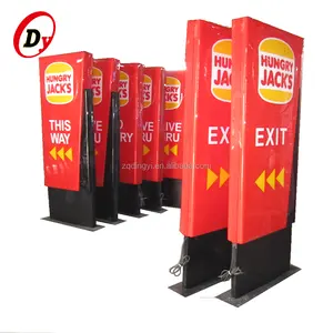 custom made outdoor waterproof illuminated led pylon signs 3d advertising mall pylon signage