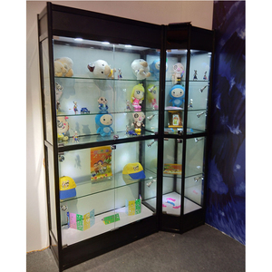 Hiện đại sang trọng kính tủ trưng bày trưng bày với đèn LED chiếu sáng cho cửa hàng bán lẻ trung tâm mua sắm cửa hàng trang sức làm kính cường lực - Product Image 2