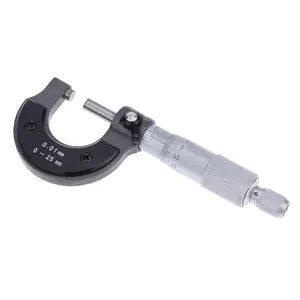 0-25mm 0.01mm Gauge Outside Metric Micrometer Tool With Metal Caliper Tool I_ jl
