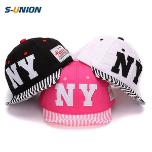 Cappellino Estivo in Cotone per Bambini, Berretto da Baseball per Ragazzi con Ricamo Lettere NY, <span class=keywords><strong>Cappelli</strong></span> da Sole per Neonati - Product Image 5