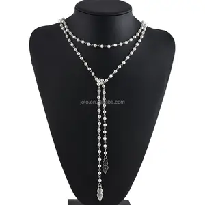 3YK-026 Aksesoris Untuk Wanita Pesona Mode Halus Simple Desain Korea Mutiara Kalung Perhiasan