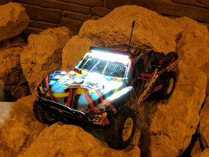 RC 8 LED En Aluminium Lumière Bar-Fit Sur 1/10 Court Camions et Traxxas Slash 4X4, X-Maxx, Axial Score, et Yeti XL - Product Image 3