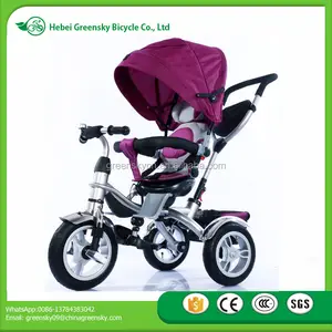 Triciclo de coche para niños, cochecito, triciclo para bebé, 2021
