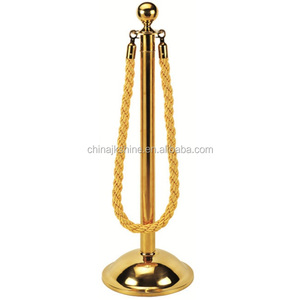 Mobili per <span class=keywords><strong>Hotel</strong></span> europei di alta qualità cavo rosso appeso argento oro coda Post Stanchion pali barriera di controllo della folla per il regno unito - Product Image 2