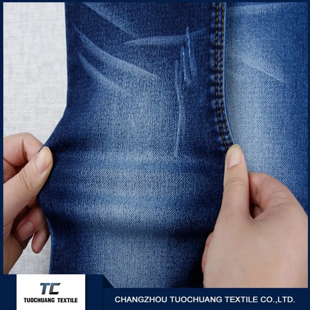 Nuevo Producto TC rollos grandes de colombia pantalones de mezclilla tela fábrica para camisa de moda en línea