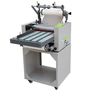 Roll Laminating Machine Hot And Cold A3+ Roll Laminating Machine With Conyevor Belt And Collecting Roll