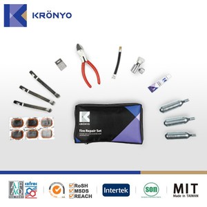 kronyo kit de reparación de vulcanización de caucho <span class=keywords><strong>parche</strong></span> de co2 cilindro moto bolsa - Product Image 2