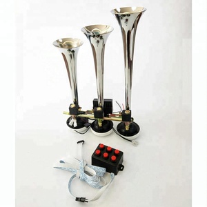Trompetas de Tres Tonos de Zinc Cromado, Bocina de Aire con Seis Tonos - Product Image 3