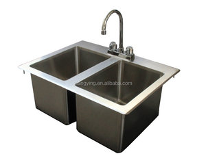 Lavello da <span class=keywords><strong>Cucina</strong></span> Doppio in Acciaio Inox 304 di Alta Qualità, Approvato NSF, da Incasso per Uso Commerciale - Product Image 2