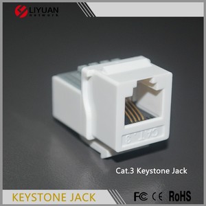 <span class=keywords><strong>RJ11</strong></span> 6P4C Cat3 <span class=keywords><strong>UTP</strong></span> <span class=keywords><strong>Keystone</strong></span> <span class=keywords><strong>Jack</strong></span> Nhà Sản Xuất - Product Image 6